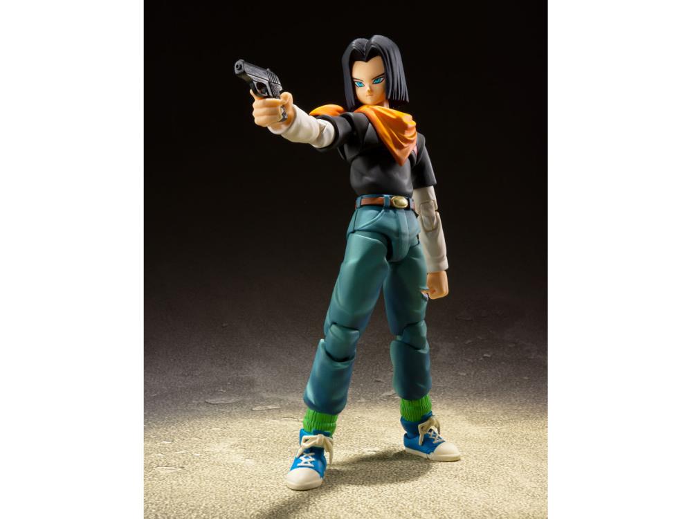 Dragon Ball Z S.H.Figuarts Android 17 Exclusive Color Edition w/ Shipper Box